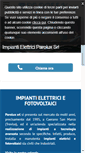 Mobile Screenshot of impiantielettriciparolux.com